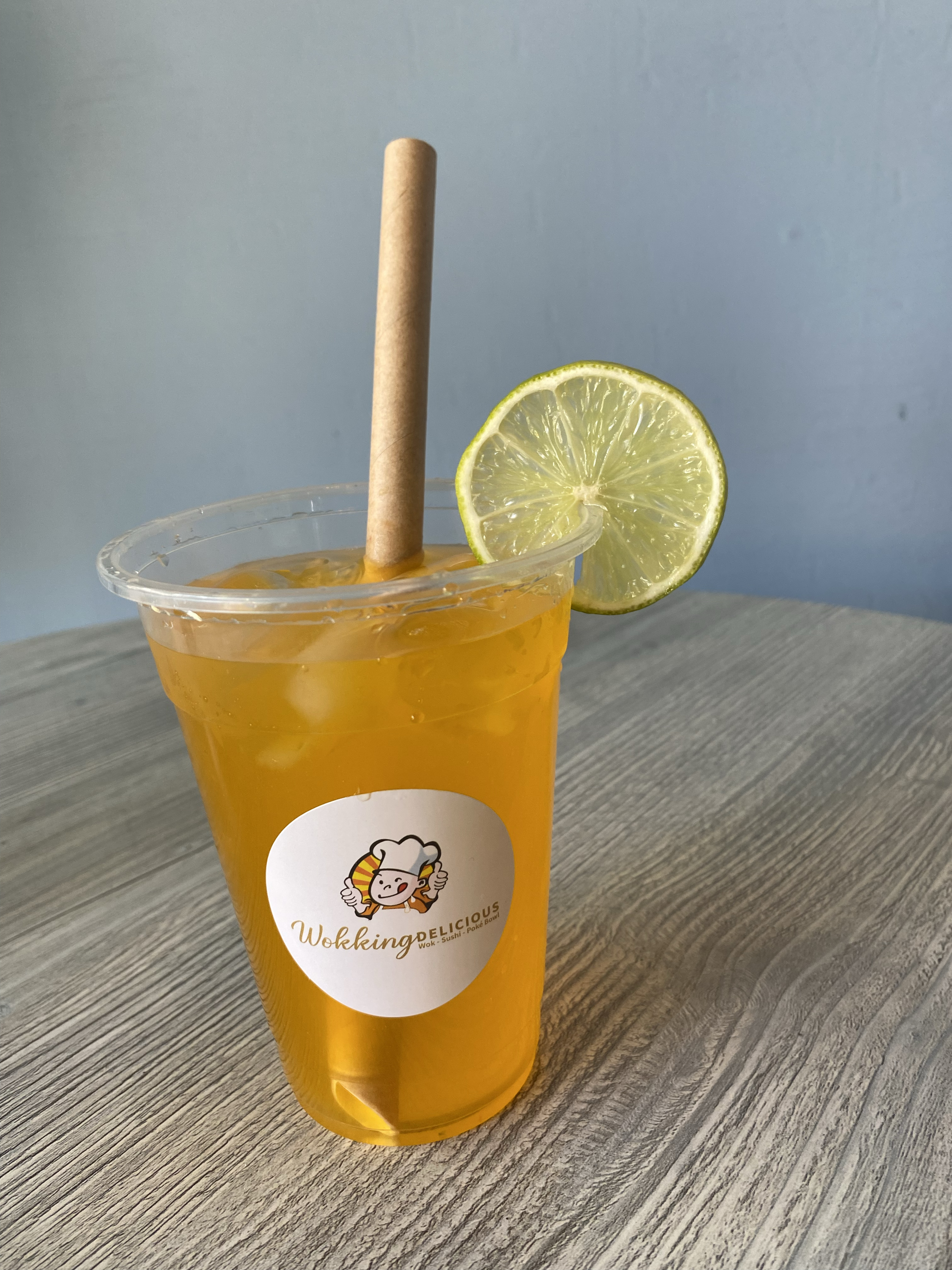 148. Mango bubbletea