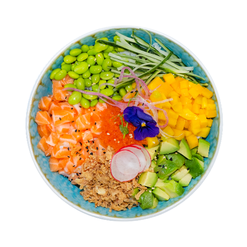 100. Gezonde Zalm Poké Bowl