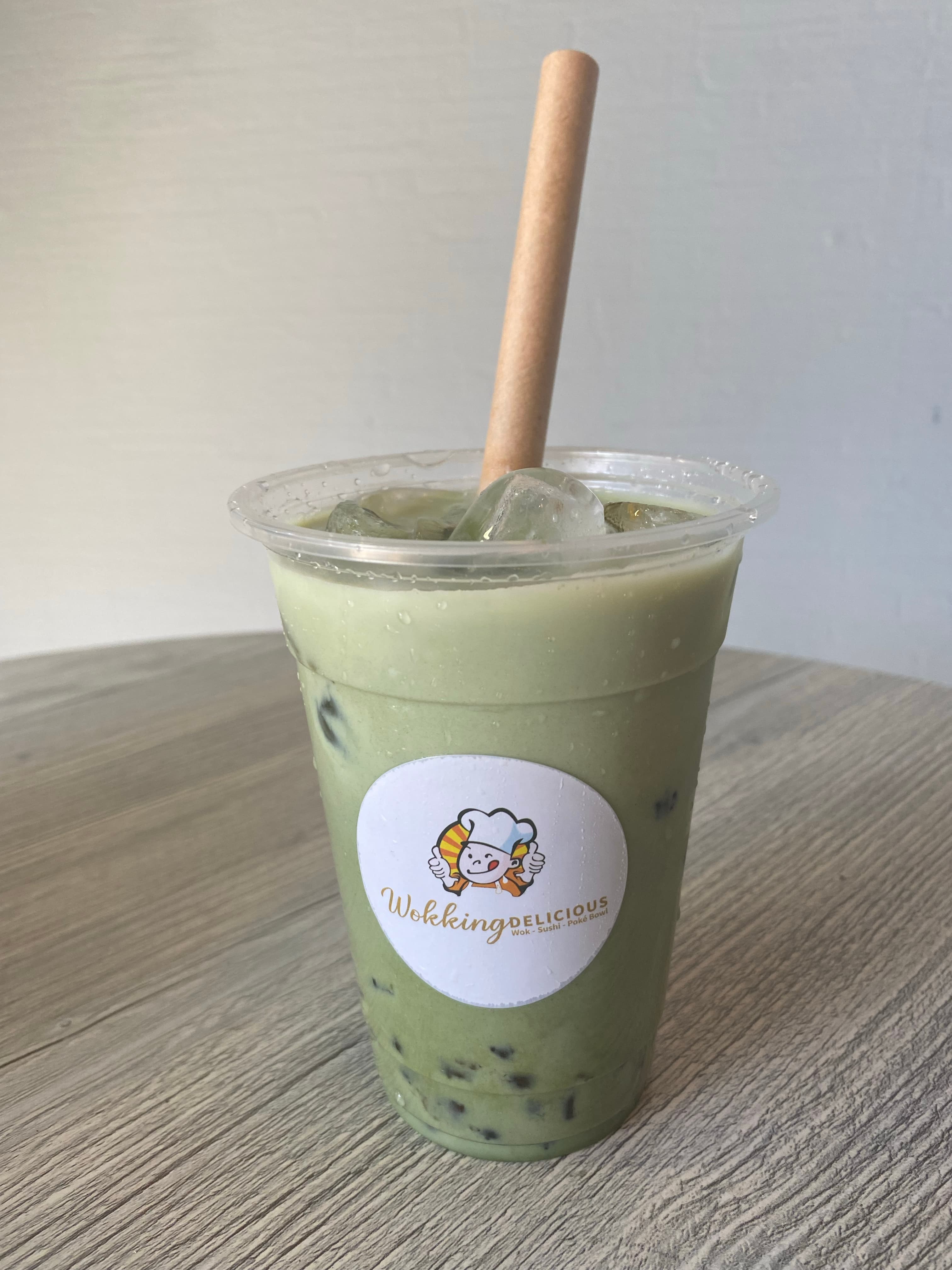 142. Matcha Milk Tea met jelly